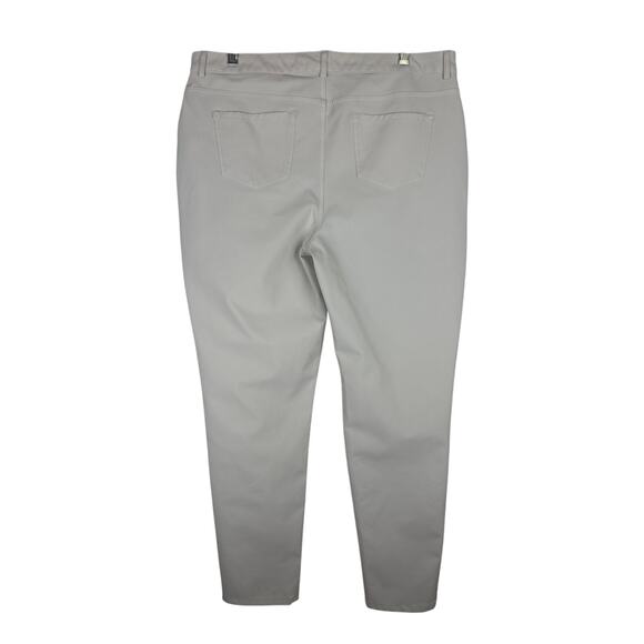 Chico’s Off White Dress Pants Trousers Straight Leg Size 14R - Picture 4 of 12